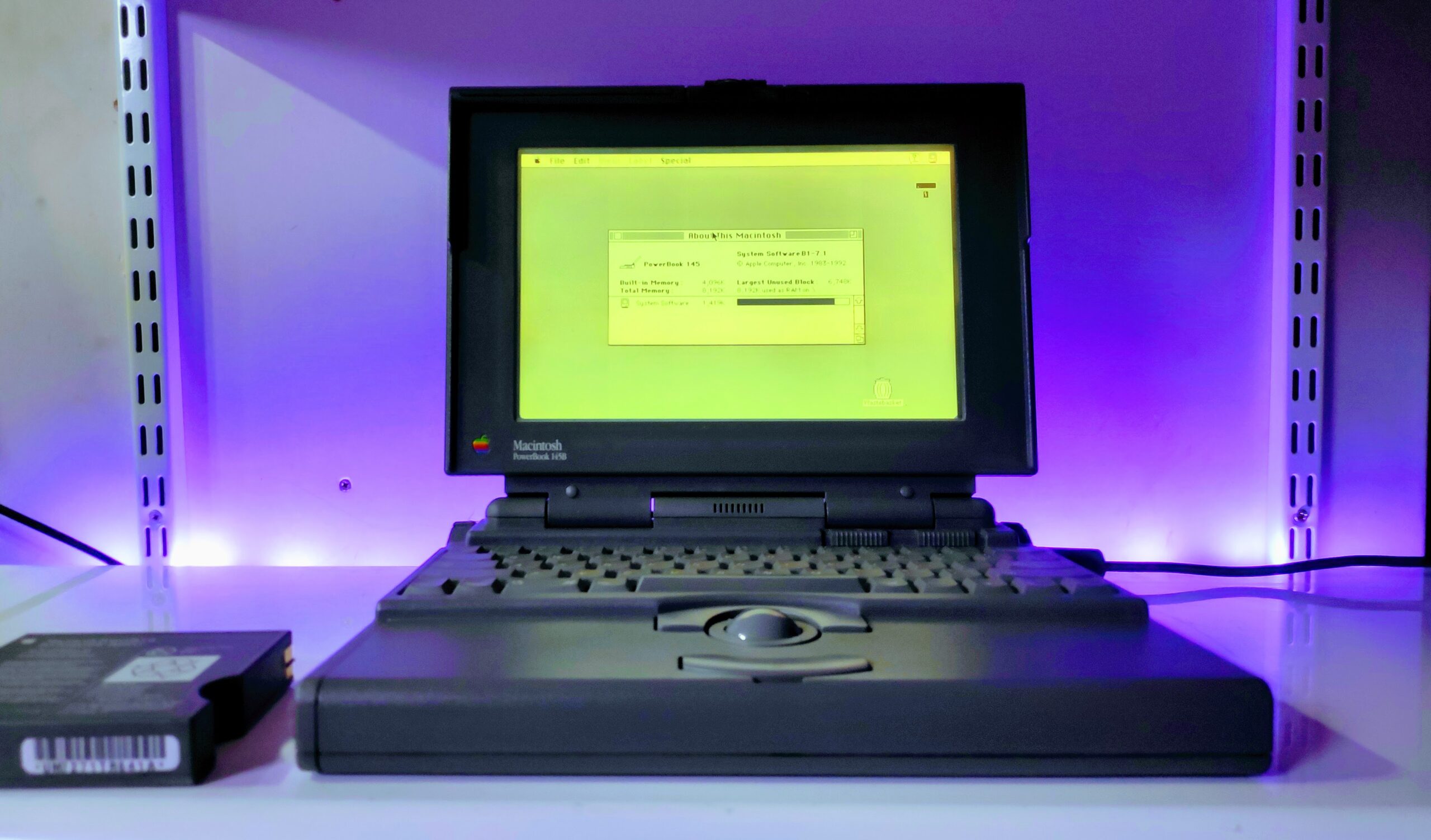 Original Apple Powerbook 145B Retro Laptop(Working) - RetroNerd