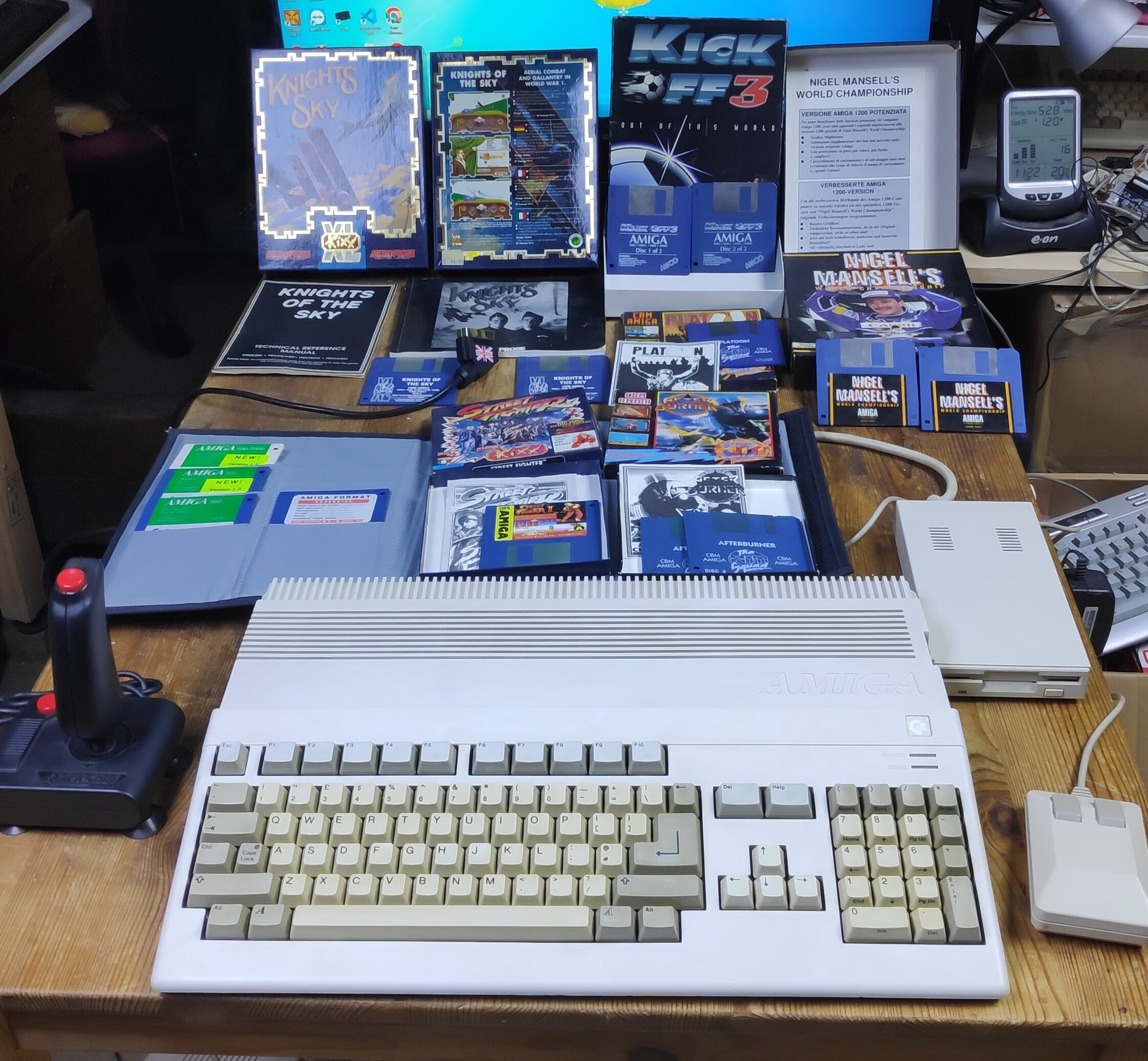 Commodore Amiga 500 Pistorm Boxed with 128Mb Ram 4Gb Hard Disk