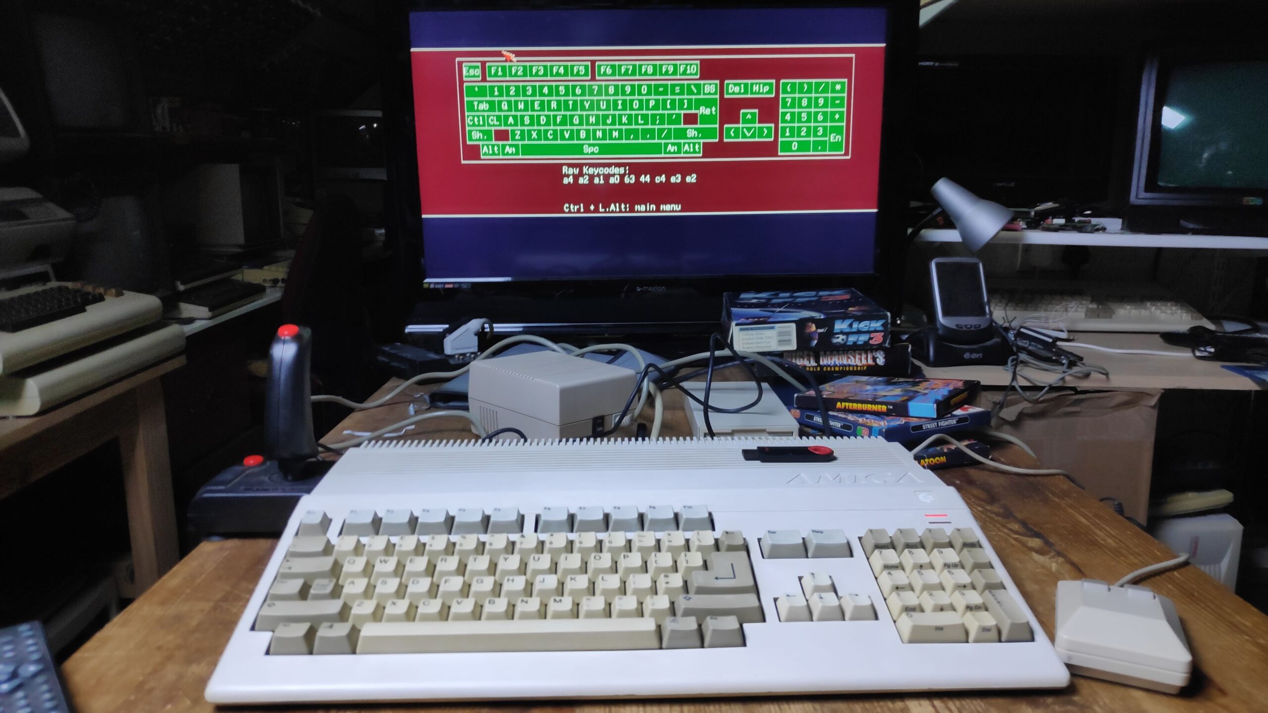 Commodore Amiga 500 Pistorm Boxed with 128Mb Ram 4Gb Hard Disk