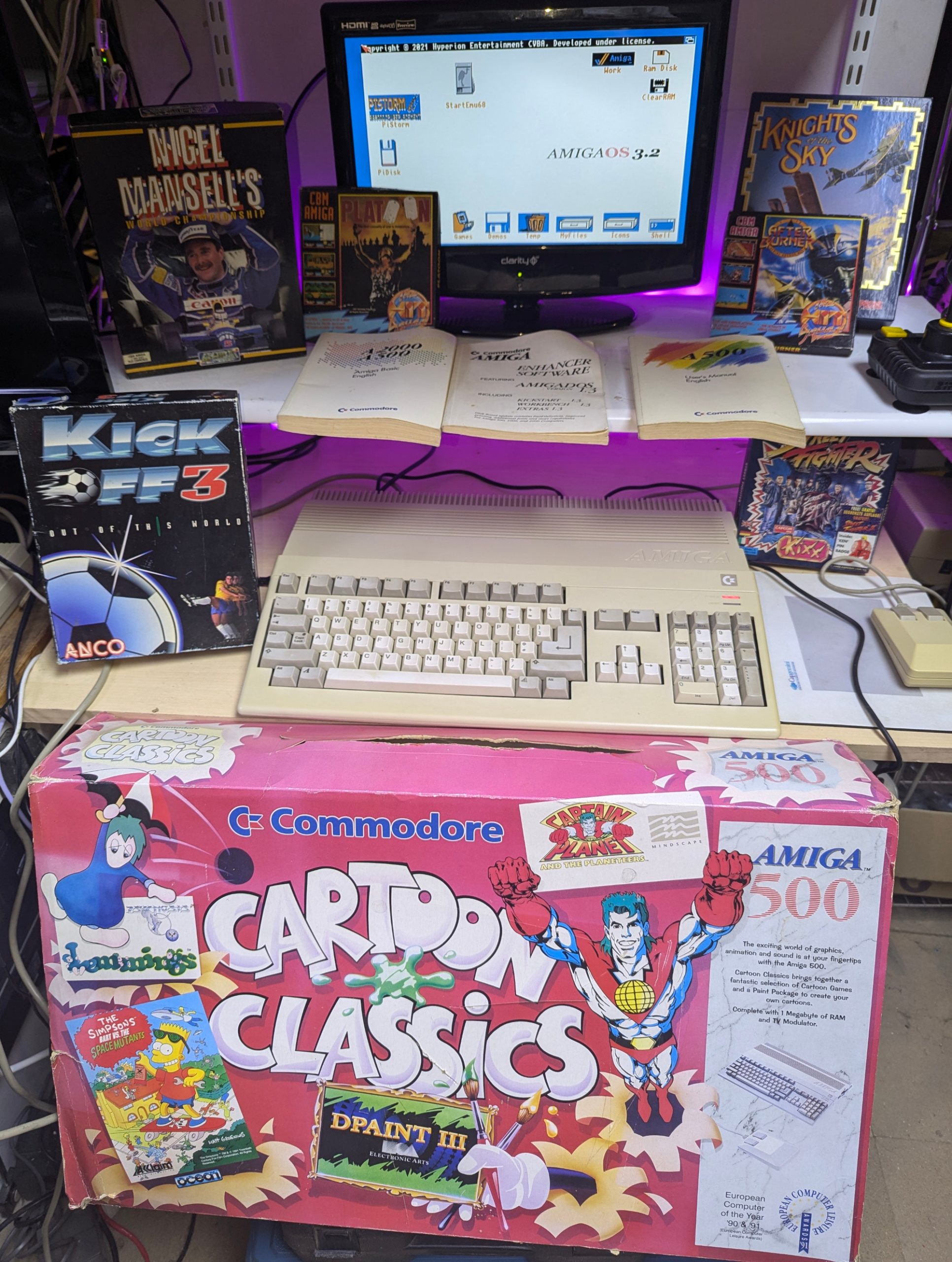 Commodore Amiga 500 Pistorm Boxed