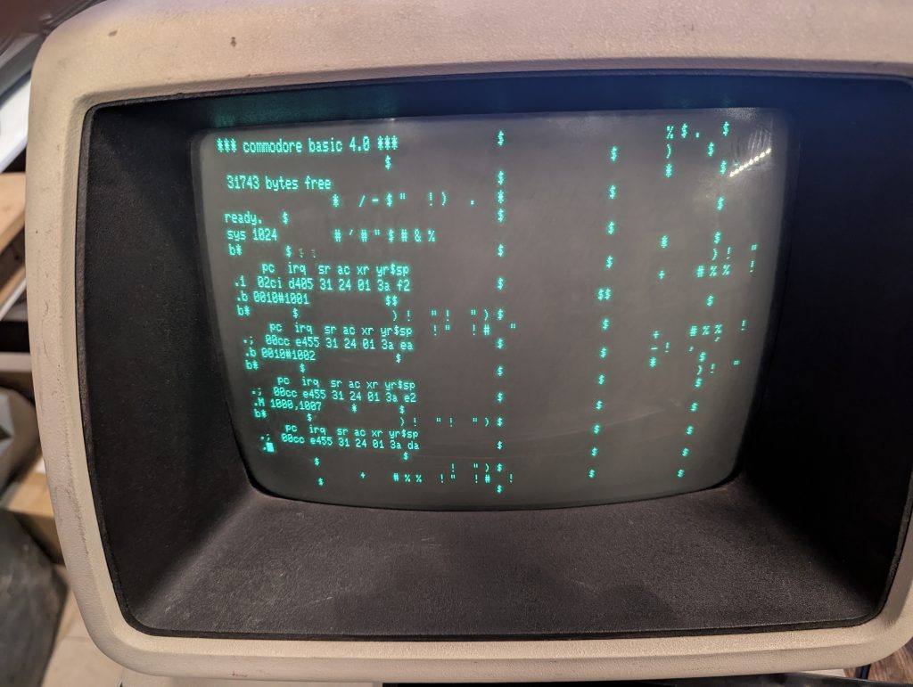 Commodore Pet 8096-SK Dead Repair