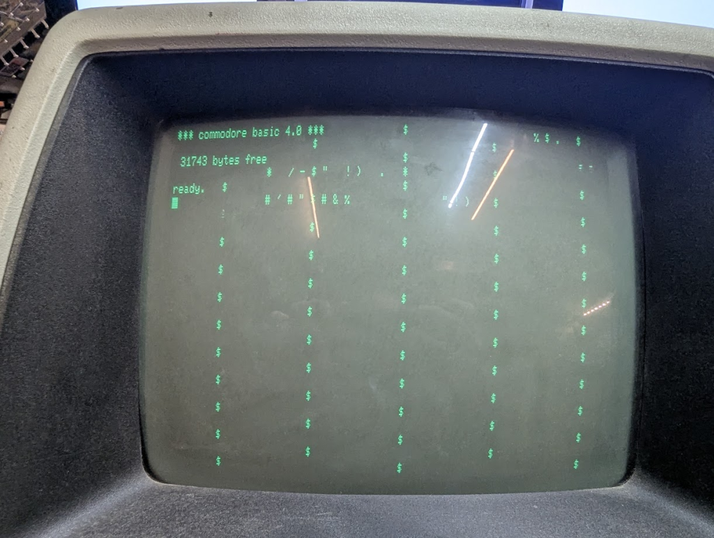 Commodore Pet 8096-SK Dead Repair