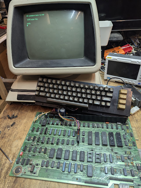 Commodore Pet 8096-SK Dead Repair